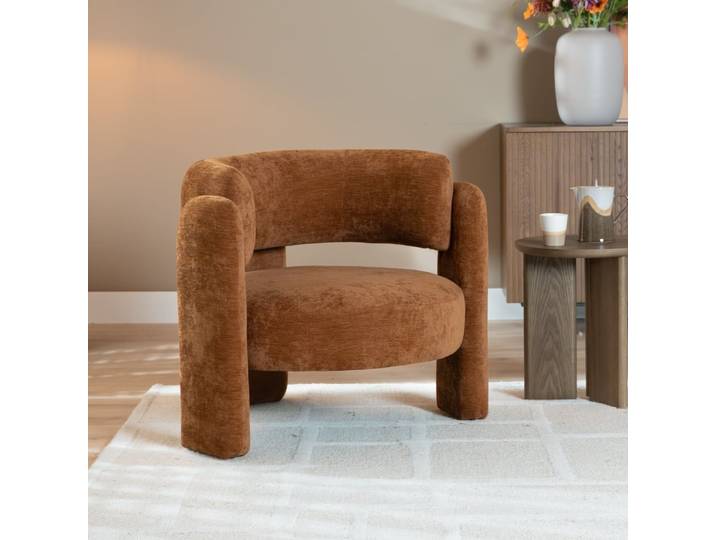 Bronx71 Sessel Jolie Samt ocker
