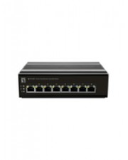 LevelOne Switch 8 Port FE DIN-Rail -30°C 0,1 Gbps Voll-Duplex Ethernet Unmanaged (IFS-0801)