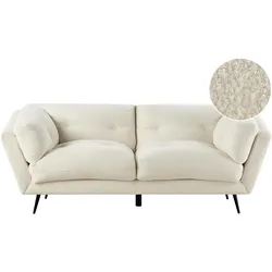 3-SITZER-SOFA Bouclé Weiß Lenvik