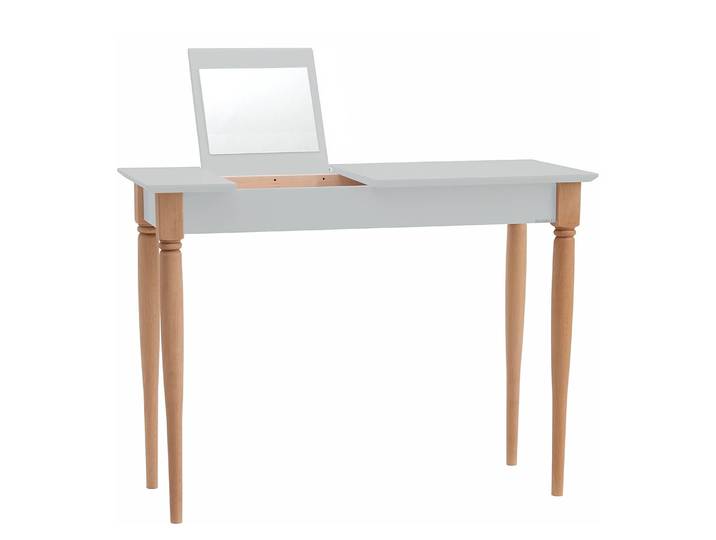Coiffeuse 105cm Gris/Gris lumineux