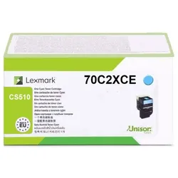 Lexmark 70C2XCE - toner, cyan