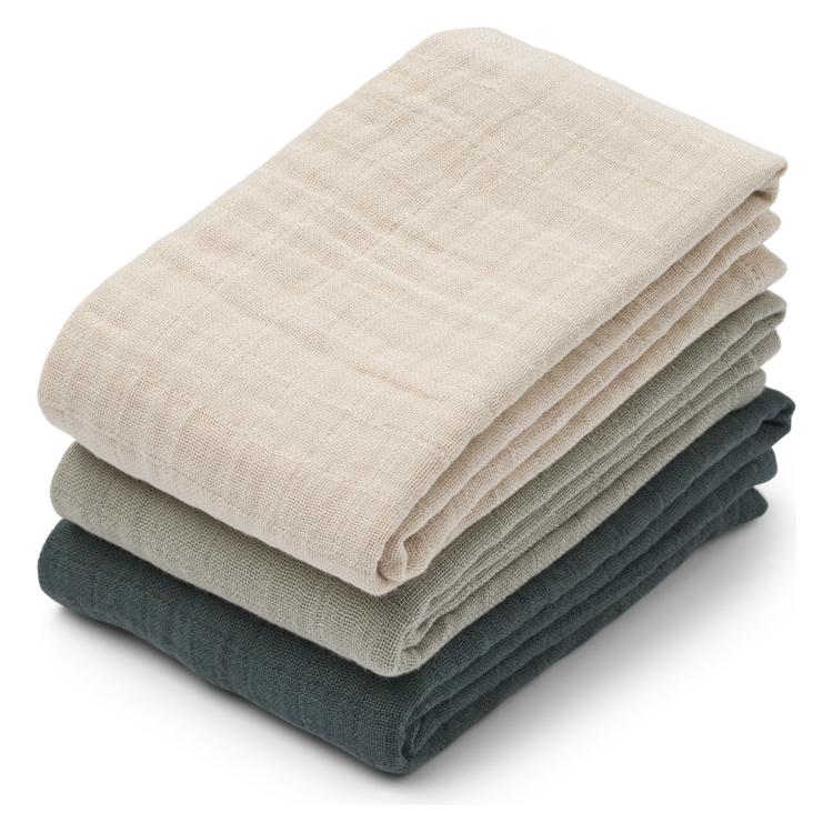 Liewood 3Pack Mulltücher Dove Mix (65 x 65 cm) (LW20209-2497)