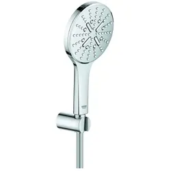 Grohe Rainshower Handbrause 26581000 chrom, 3 Strahlarten, Duschkopf, Brausekopf