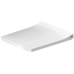 Duravit Design Classics WC-Sitz Viu 0021290000 mit Absenkautomatik, Scharniere Edelstahl, abnehmbar, weiß