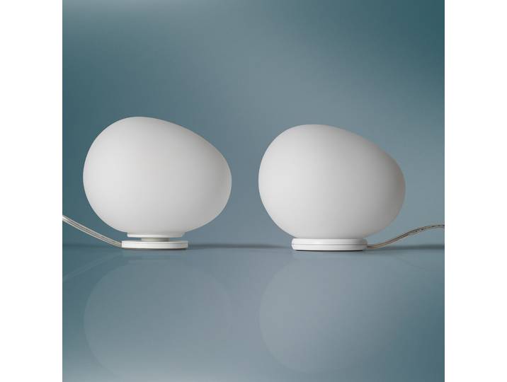 Gregg Piccola Lampe de Table Blanc/Blanc Dimm. - Foscarini - Salon / séjour - Design - Verre - Boule
