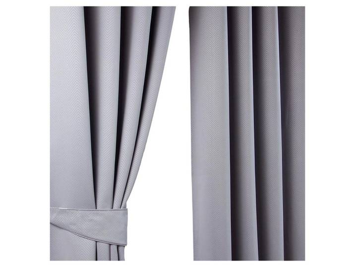 VERDUNKELUNGSVORHÄNGE Fischgrät mit Thermo-Funktion, Ösen 167/137 cm