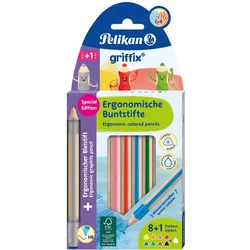 Pelikan, Malstifte, Farbstiftetui (9x)