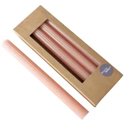 4x Boltze Home, Kerzen, Stabkerze Classic 4-er Set, Hellrosa (4 Stk.)