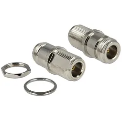 DELOCK HF Adapter N-Buchse -> N-Buchse zum Einbau