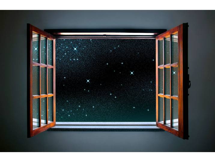 Fototapete PAPERMOON Clear Star Heaven , bunt, B:3,5m L:2,6m, Vlies, Tapeten, Fototapete