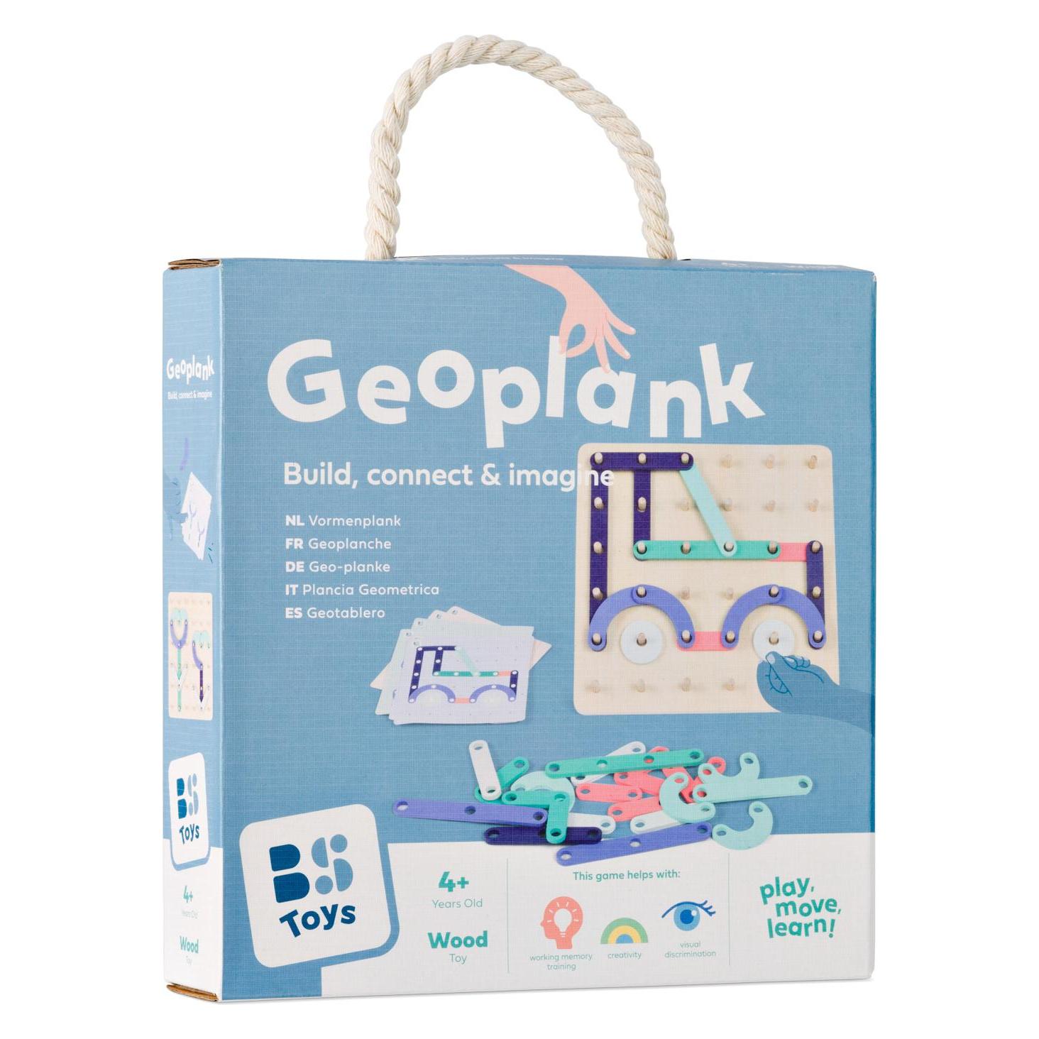 BS Toys Geoplanken aus Holz - 40 Stück. (93.GA529)