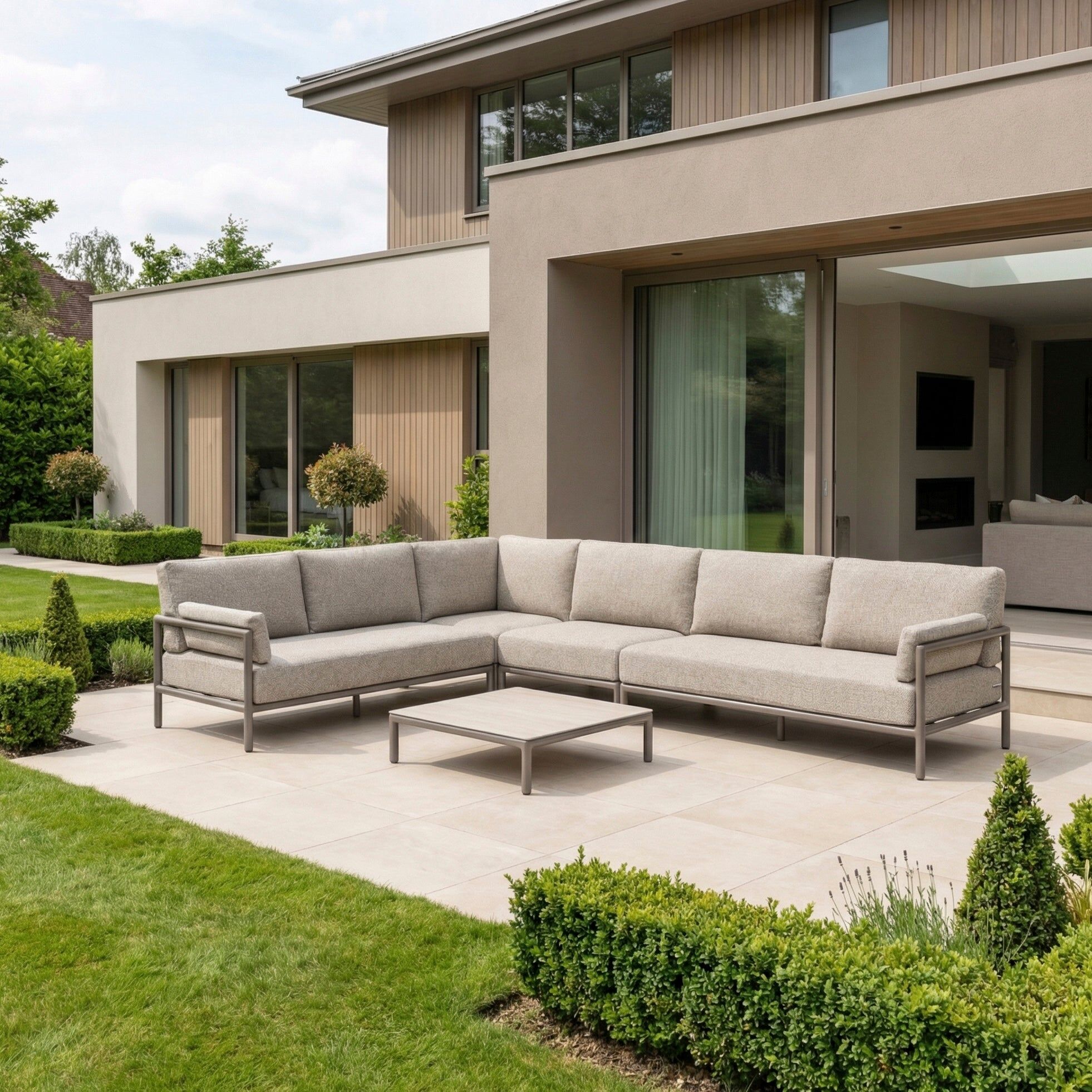 Harbour Lifestyle Sorelli Corner Sofa Set in Oatmeal
