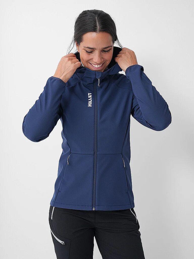MILLET Damen Touren Softshelljacke Seneca Shield Hoodie dunkelblau   XS W