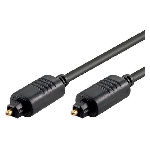Hapena AFRA 051 48115-SB Verpack Audio Kabel optisch schwarz - Kabel - Audio/Multimedia (1.50 m, Toslink Kabel) (48115)