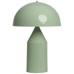 Bamyum Lipeo Tischlampe Grün 30cm, Pilz Lampe, Metall Lamp, Minzgrün