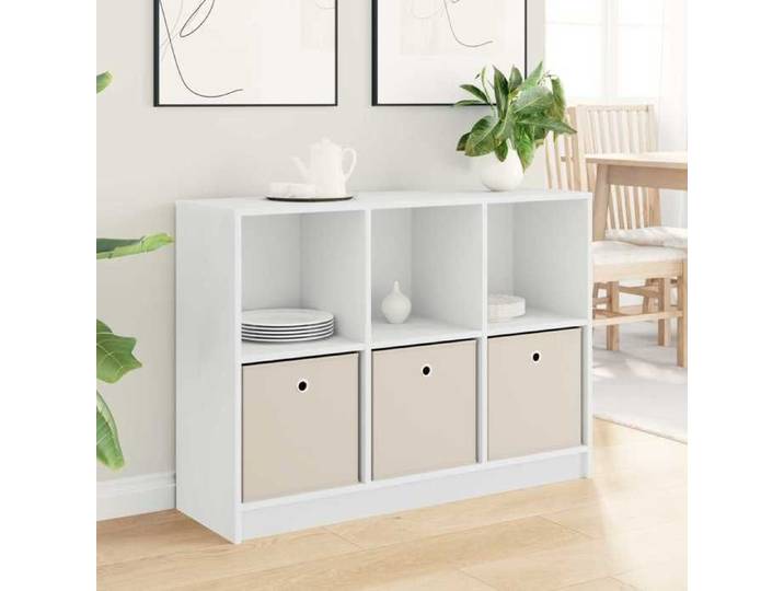 Moderne Buffet bahut pratique - Blanc 102x32x73 5 cm - Commode salon @FR 3791