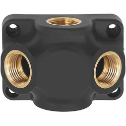 Riegler, Schlauchanschluss + Schlauchverbinder, Endverteiler Eingang G 3/4 Anschluss 2 x G 1/2 (Verteiler)