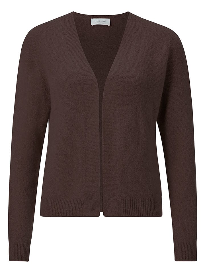 Rich & Royal Cardigan in Braun - L
