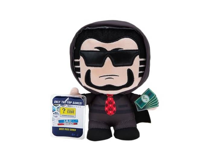 DevSeries Pluche dier uit de collectie Boss Pass Gamer van polyester, 20 cm, met exclusieve virtuele objectcode