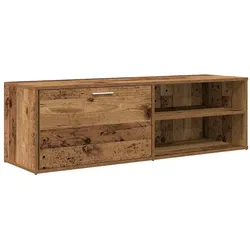vidaXL TV-Schrank Altholz-Optik 120x34x37 cm Holzwerkstoff