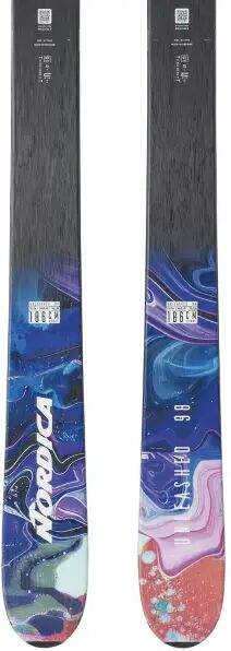 Freeride Ski Nordica Unleashed 98 (186cm - Purple / Blue)