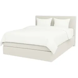 Boxspringbett 140x200 in creme  ¦ creme ¦ Maße (cm): B: 140 H: 105