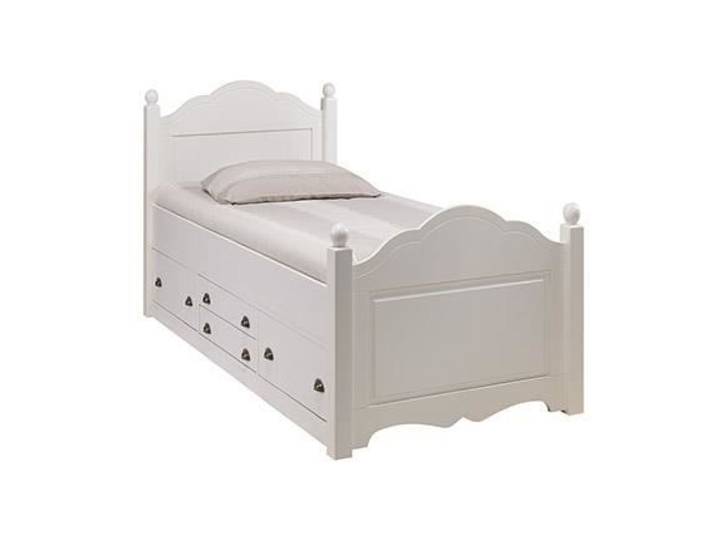 Lit Enfant Blanc 4 Tiroirs