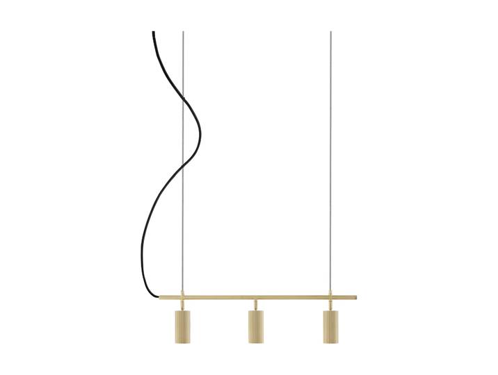 Globen Lighting Plafonnier Hubble 3 Long laiton brossé