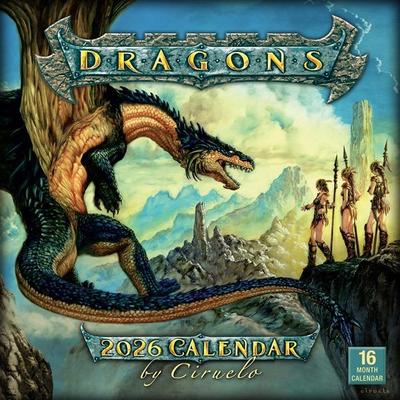 2026 Dragons by Ciruelo Wall Calendar