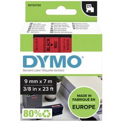 Etiketten DYMO D1 40917 Polyester Bandfarbe: Rot Schriftfarbe:Schwarz 9 mm 7 m S0720720