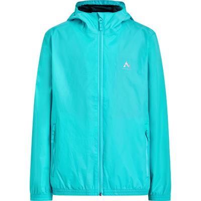 Regenjacke MCKINLEY "KI.-REGENJACKE KEREOL III J", Jungen, Gr. 116, blau (turquoise), Obermaterial: 100% Polyamid, Jacken Regenjacke, sportlicher Stil, mit AQUAMAX-Technologie, verschweißte Nähte