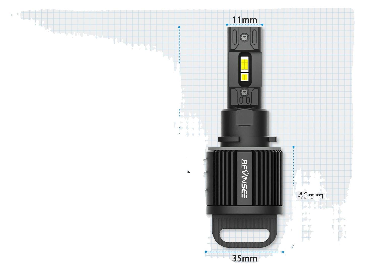LED-Lampen, Fernlicht, Tagfahrlicht, H15