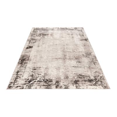 Teppich OBSESSION "My Nevada 342", grau, B:200cm H:5mm L:290cm, Polyester, Teppiche, Teppich, modernes 3D-Design, abstaktes Motiv, Wohnzimmer