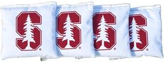 Skip's Garage Stanford University Cardinal White Cornhole Bags