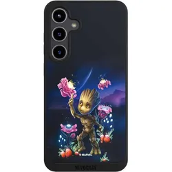 Nivocase Handyhülle für Samsung Galaxy S24+ Hülle NIVOpure Case Schwarz Marvel Guardians Of The Galaxy Baby (Samsung Galaxy S24+), Smartphone Hülle, Schwarz
