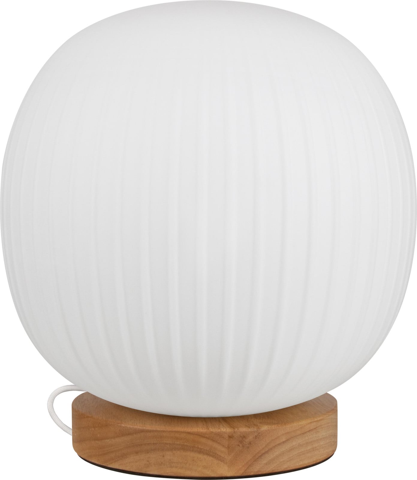 Osram Decor Glass Lantern tafellamp met houten decor, E27, Hoogte: 31 cm