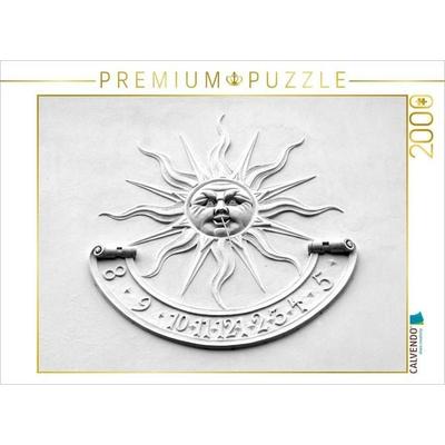CALVENDO Puzzle Sonnenuhr | 2000 Teile Lege-Größe 90 × 67 cm Foto-Puzzle für glückliche Stunden, von , Calvendo Puzzle