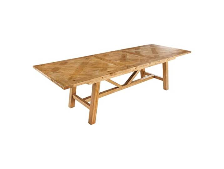 Riess Ambiente Esstisch Riviera - 180-240x90cm - Natur - Pinienholz Platz für 12 Personen, ausziehbar, individuelle Maserung, Einlegeplatte