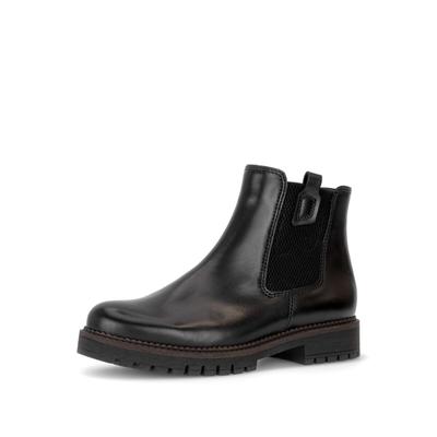 Chelseaboots GABOR "Chelsea Boot", Damen, Gr. 42, schwarz, Schuhe Chelseaboots