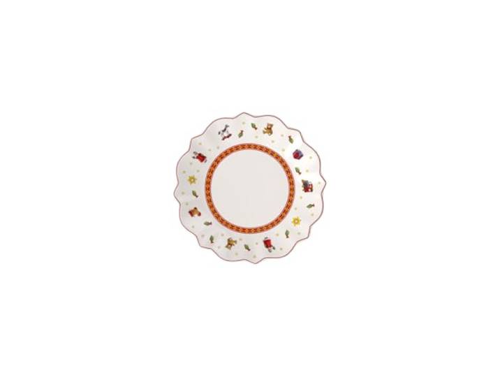 Villeroy & Boch Brotteller, Weiß/Bunt, Rund
