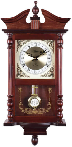 Acctim Westbury RC Dark Wood Clock