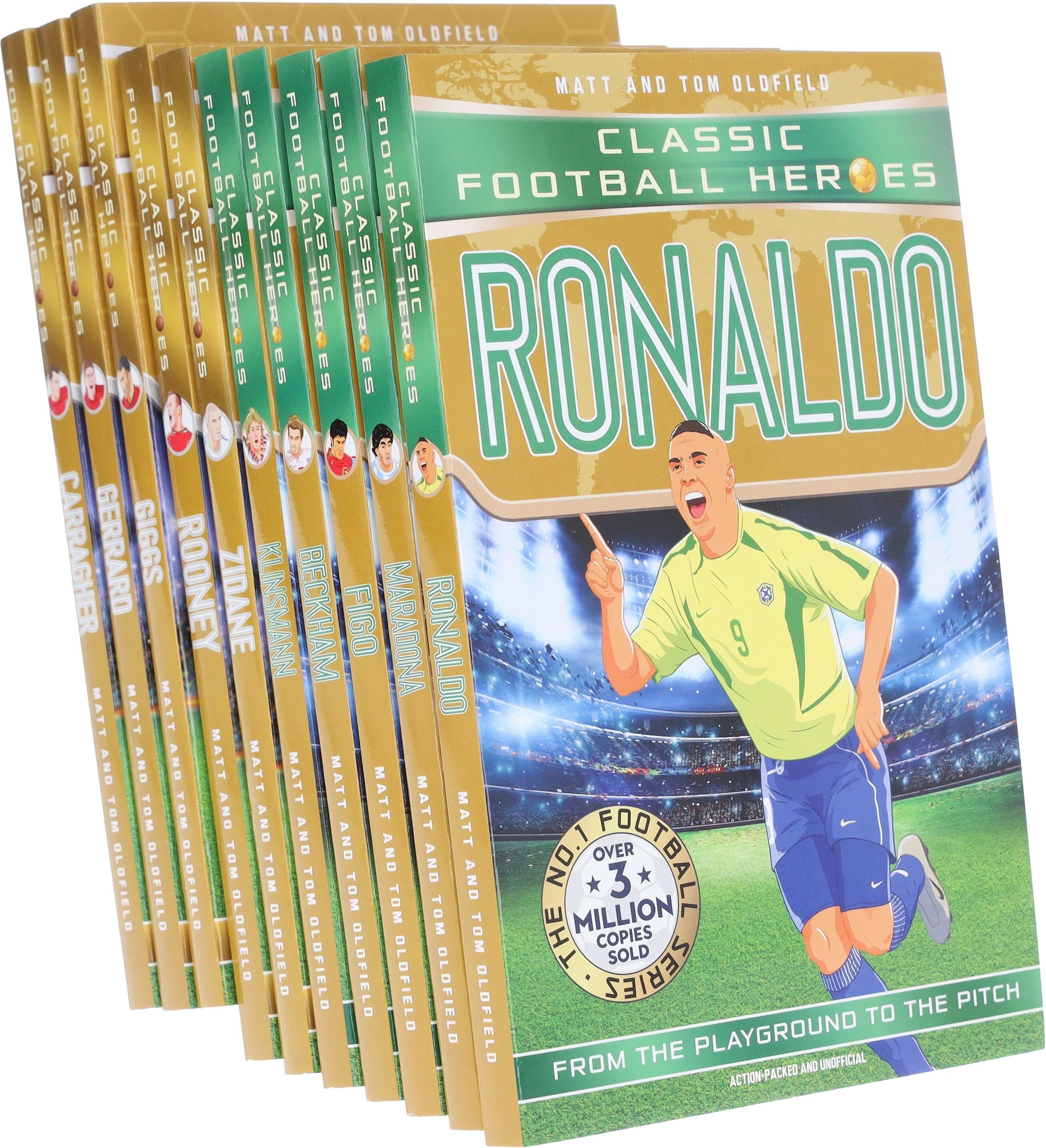 Classic Football Heroes 10 Books Collection Set By Matt & Tom Oldfield - Ages 8-14 - Paperback Bonnier Books Ltd