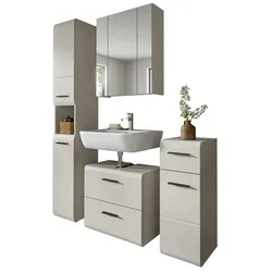BADMÖBEL-SET Kaschmir 150 cm 4-teilig, Komplettset in modernem Design