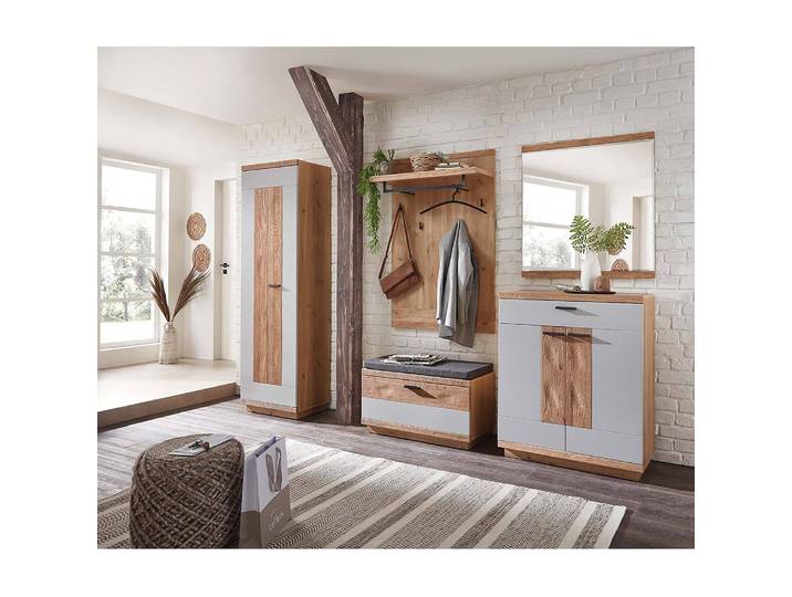 Wollteppich Trondheim II Grau 160 x 230cm Wolle