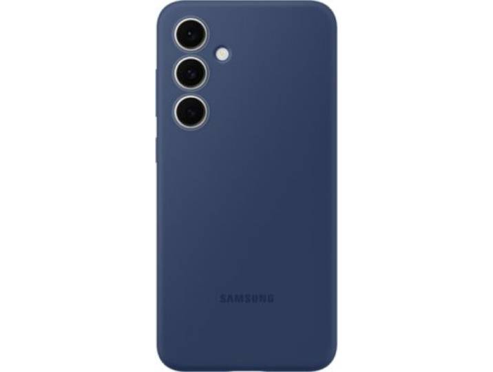 Samsung - Coque Galaxy S24fe Bleu Silicone Bleu
