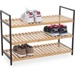 Schuhregal meins!WINNIPEG (BHT 70x49x30 cm) - braun - BHT 70x49x30 cm