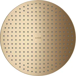 hansgrohe AXOR ShowerSolutions Kopfbrause 300 2-jet, Decke-Aufputz, 35305140, Farbe: Brushed Bronze