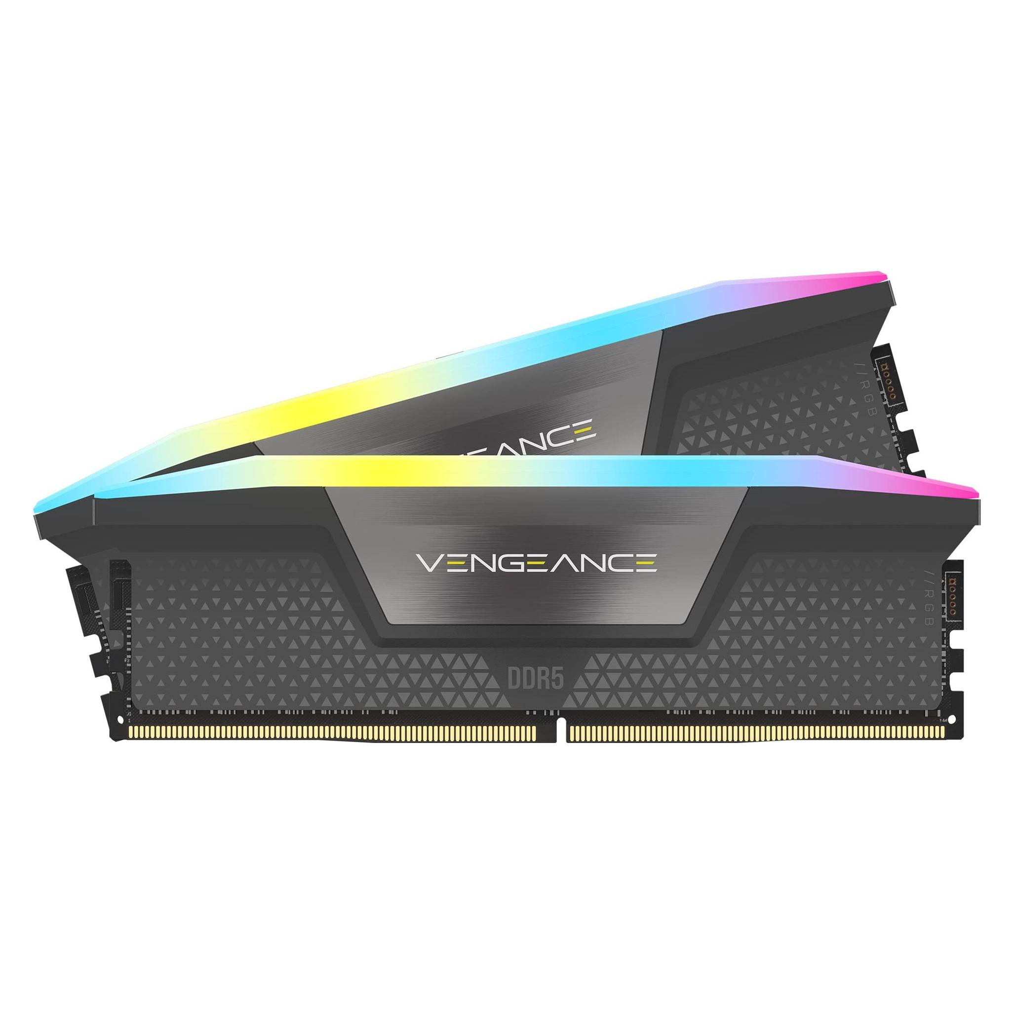 Corsair Vengeance RGB (2 x 16GB, DDR5-RAM, DIMM) (CMH32GX5M2B6400Z36)