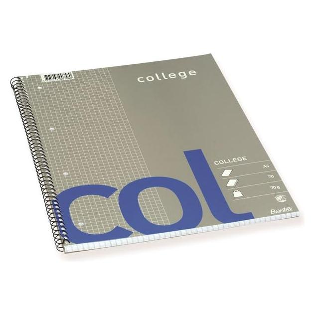 Bantex Col Notizbuch + 70 Blätter (A4+, Kariert) (100051857)