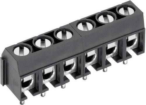 PTR Hartmann 50500050121G Schraubklemmblock 1.50mm² Polzahl 5 Grau